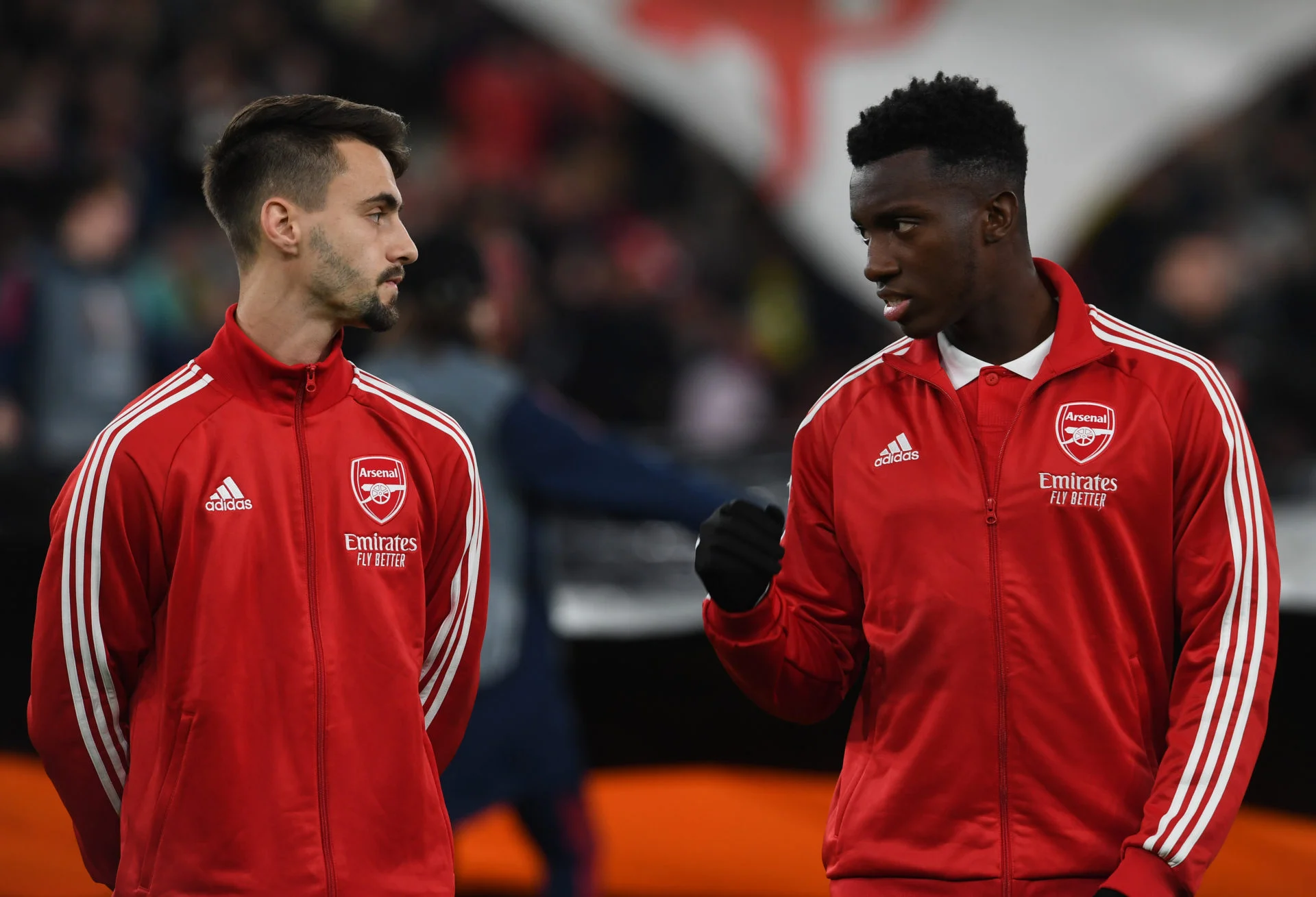 Nketiah reveals the reason behind giving the penalty to Vieira